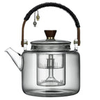 Retro Design Glazen Theepot 1L