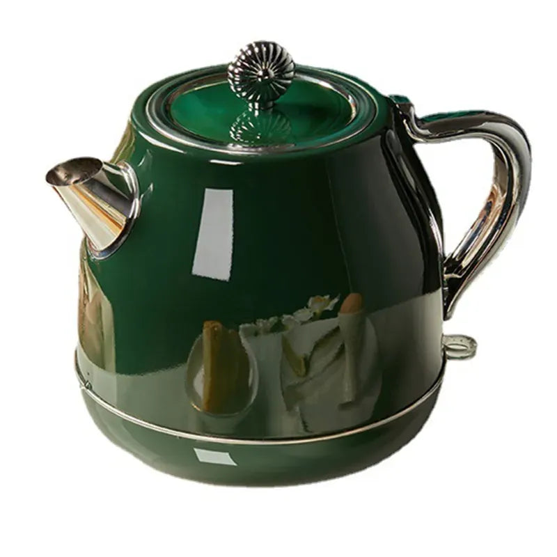 Retro waterkoker 1,5 liter in groen of wit