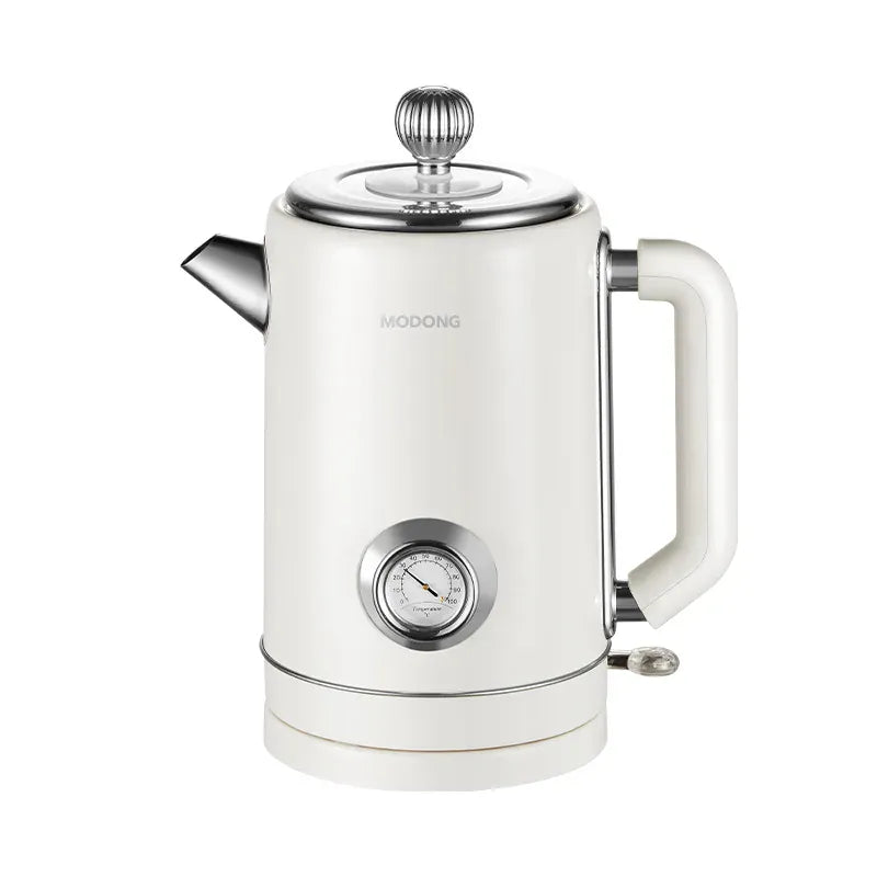 Retro waterkoker 1,8 liter met thermometer