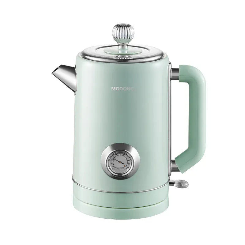 Retro waterkoker 1,8 liter met thermometer