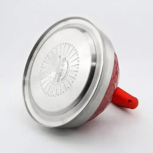 Rode RVS designfluitketel 3 liter voor inductie
