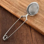 Ronde stalen thee-infuser