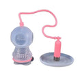 Roze siliconen thee-infuser in duikervorm