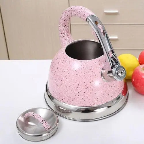 Roze vintage waterketel 3,5 liter