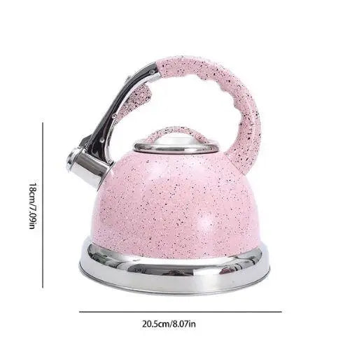 Roze vintage waterketel 3,5 liter