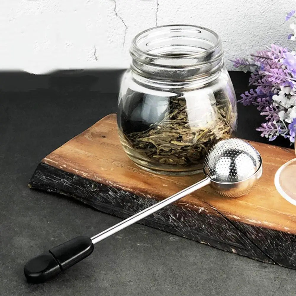 RVS thee-ei met twee helften voor losse thee