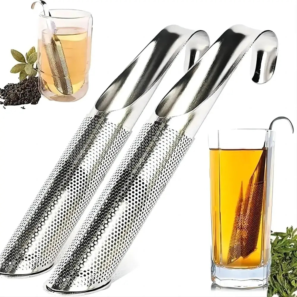 RVS thee-infuser in buisvorm – 14,6 cm