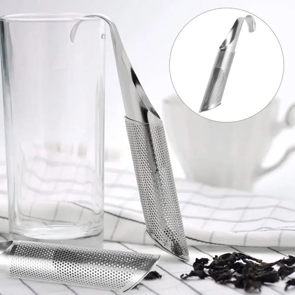 RVS thee-infuser in buisvorm – 14,6 cm