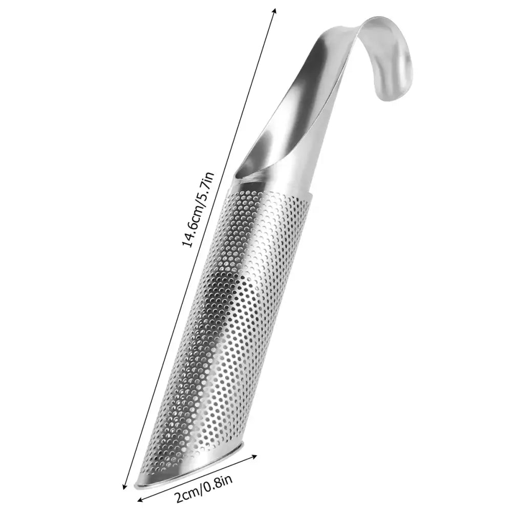 RVS thee-infuser in buisvorm – 14,6 cm