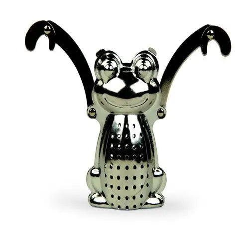RVS thee-infuser in kikkervorm