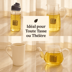 RVS thee-infuser kubus