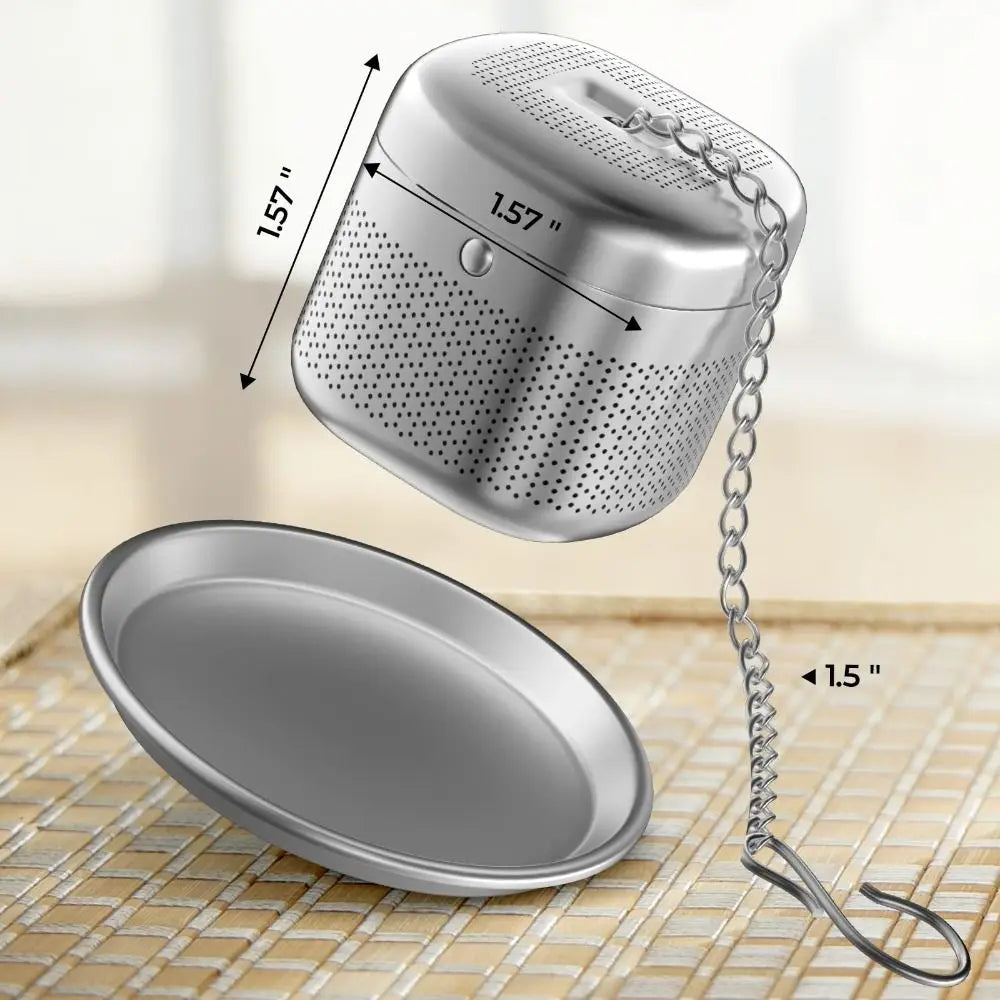 RVS thee-infuser kubus