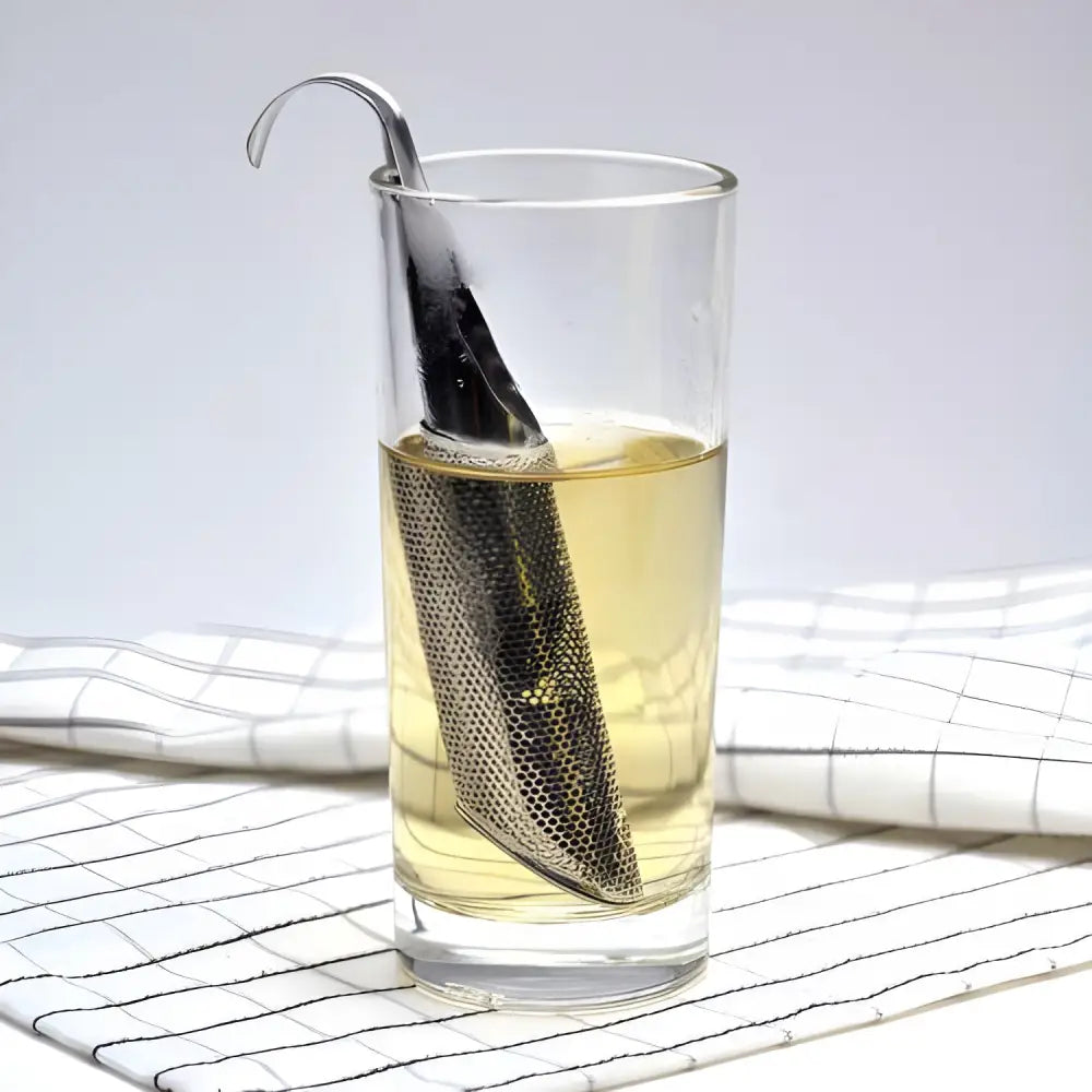 RVS theefilter in buisvorm voor kop en glas
