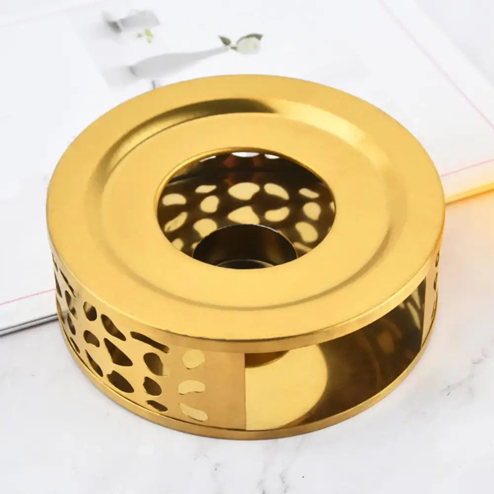 RVS theepot warmhouder in goud- of zilverkleur