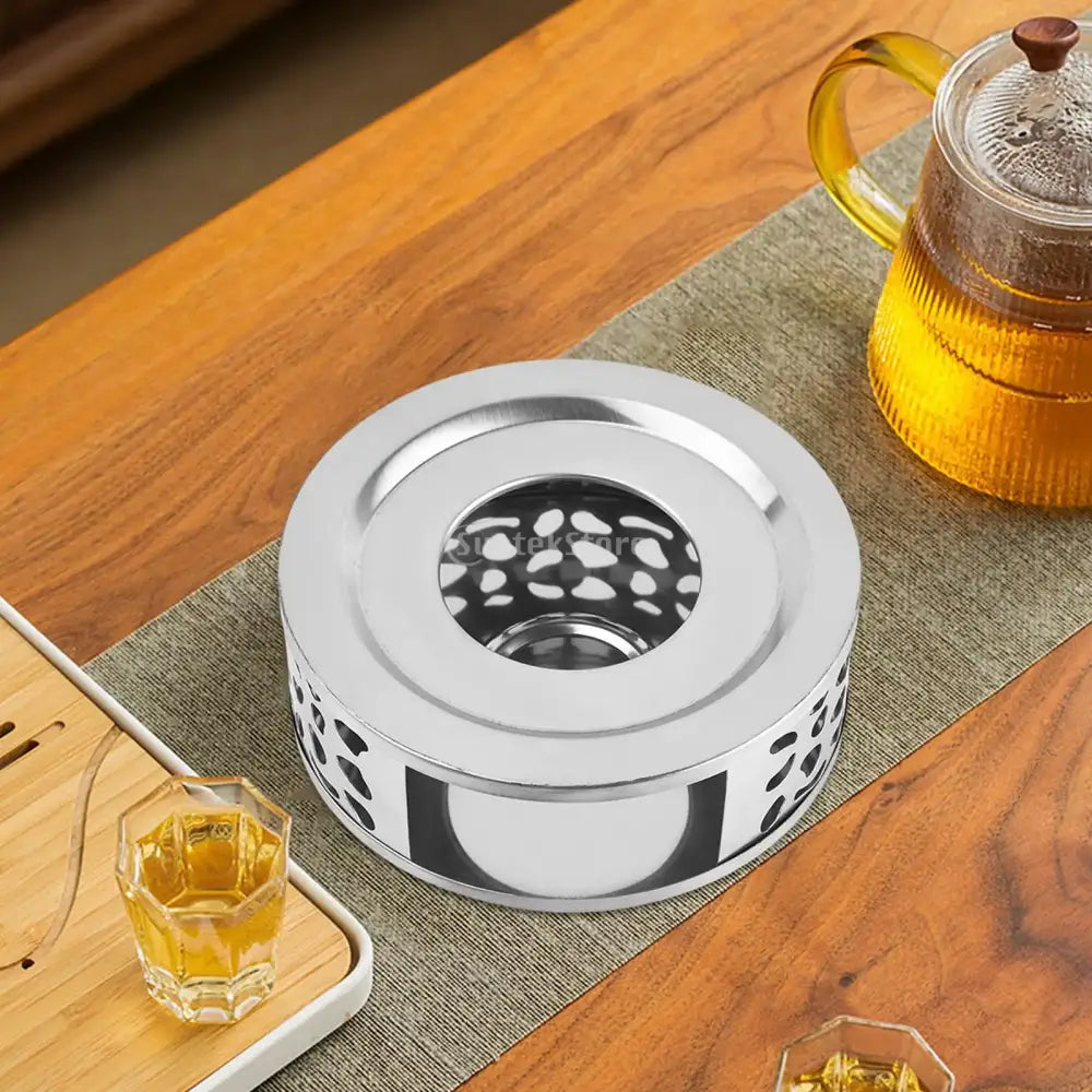 RVS theepot warmhouder in goud- of zilverkleur