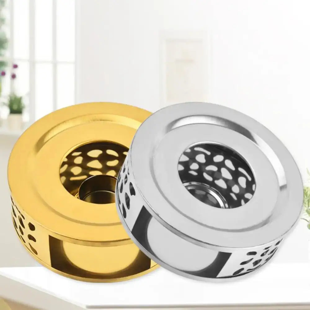 RVS theepot warmhouder in goud- of zilverkleur