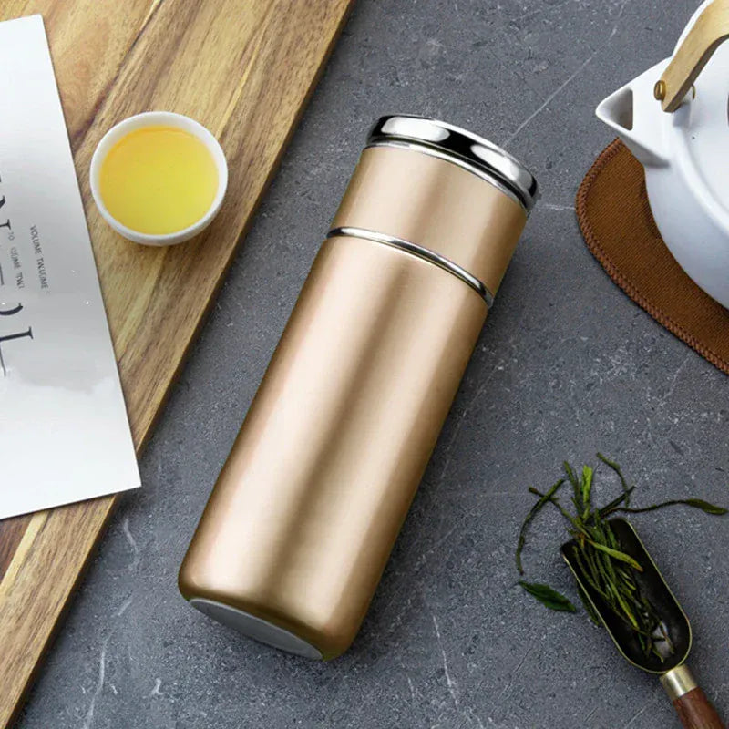 RVS theethermos met infuser – 300 of 420 ml