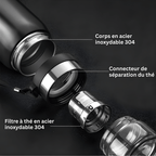 RVS thermosfles met apart theefilter