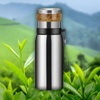 RVS thermosfles met apart theefilter