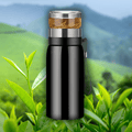 RVS thermosfles met apart theefilter