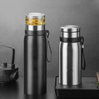 RVS thermosfles met apart theefilter