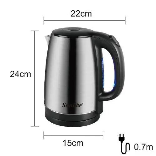 RVS waterkoker 1,8 liter – 1500 W met draaibare voet