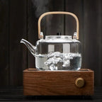 Scandinavische glazen theepot 1,1L