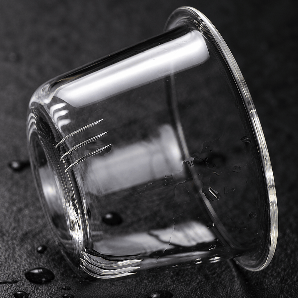 Scandinavische glazen theepot 800 ml met filter – borosilicaatglas