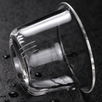 Scandinavische glazen theepot 800 ml met filter – borosilicaatglas