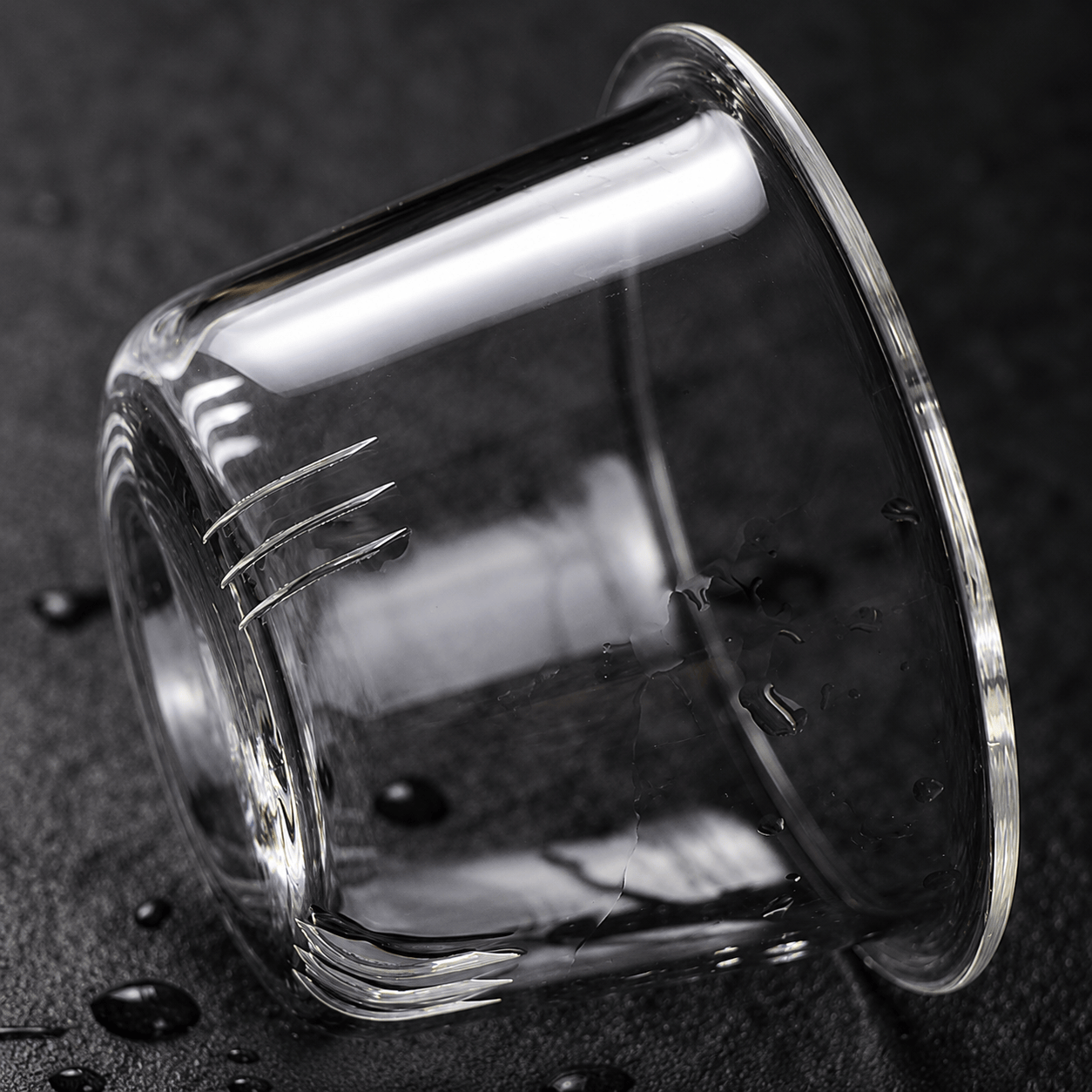 Scandinavische glazen theepot 800 ml met filter – borosilicaatglas