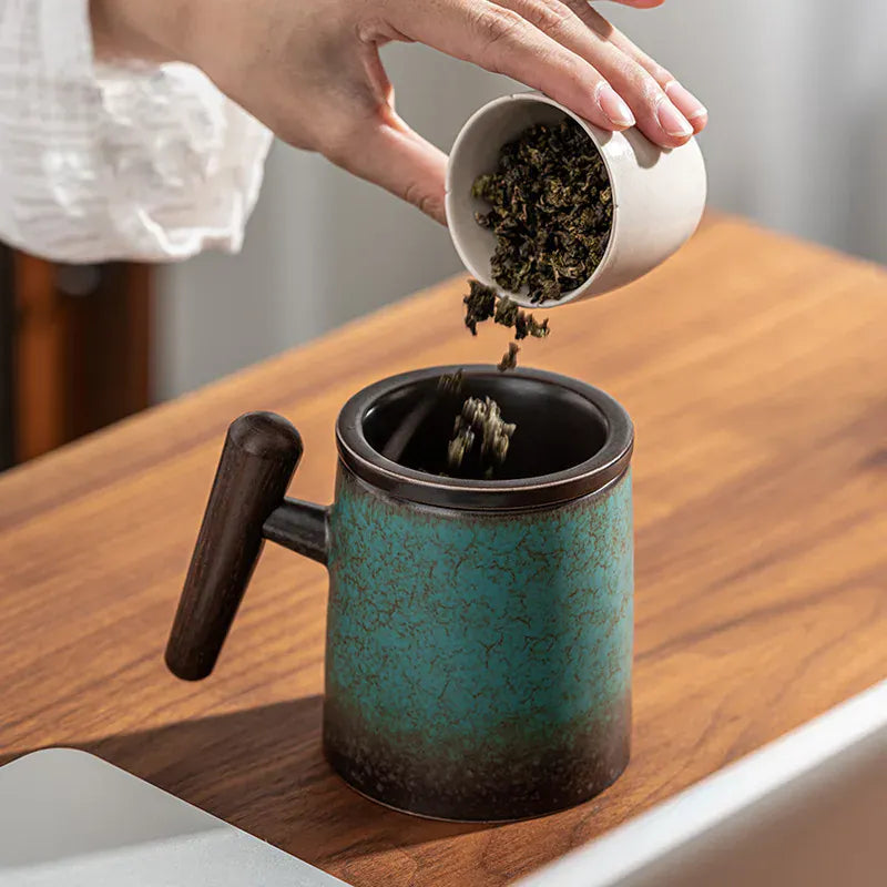 Scandinavische theemok met infuser