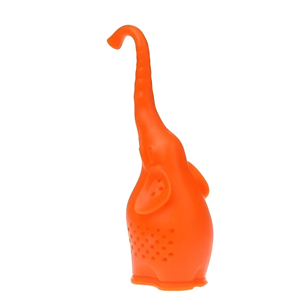 Siliconen thee-infuser in dierenvorm – grijs, blauw of oranje