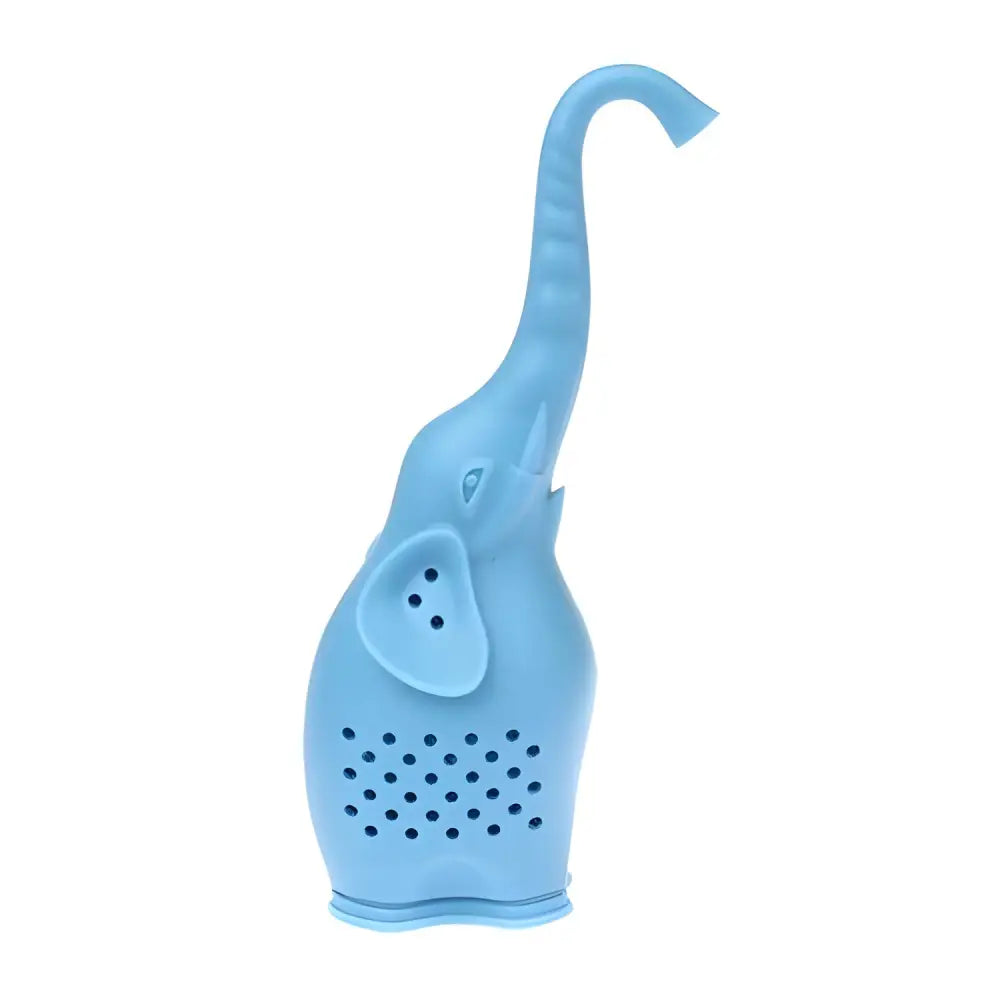 Siliconen thee-infuser in dierenvorm – grijs, blauw of oranje