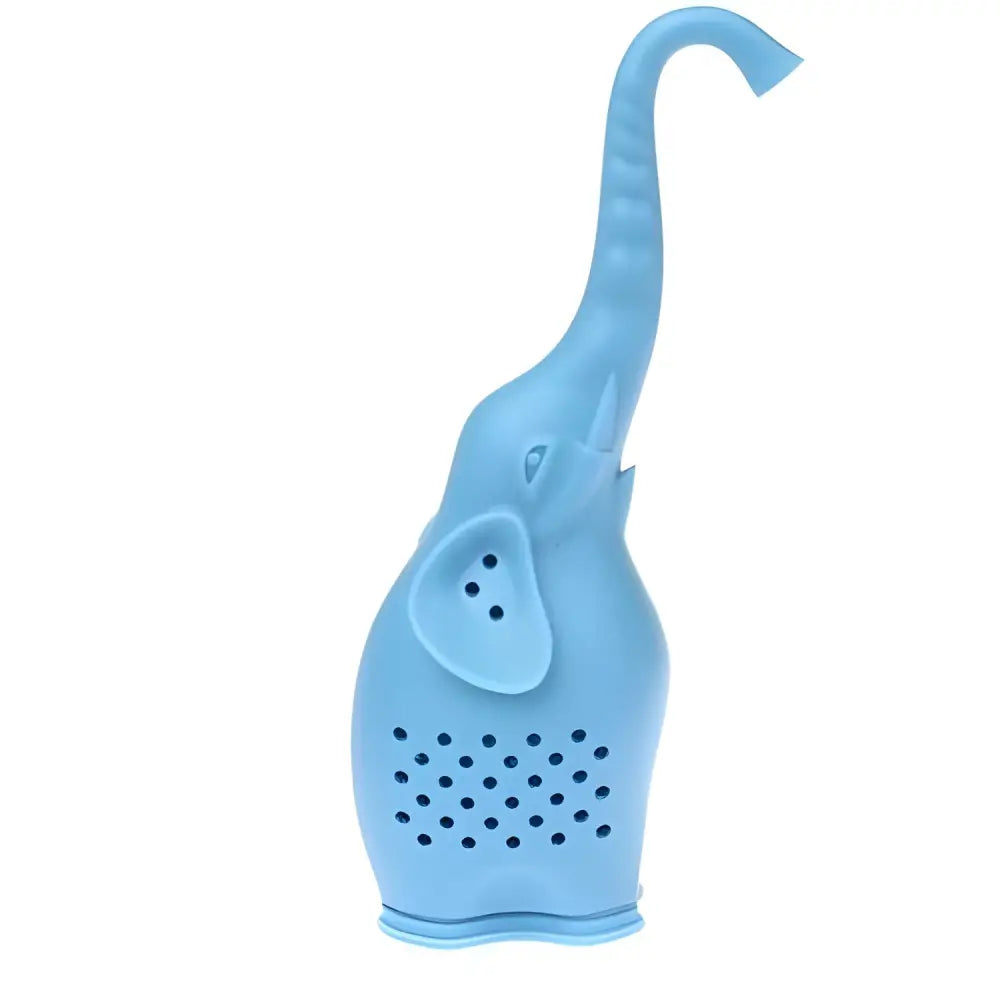 Siliconen thee-infuser in dierenvorm – grijs, blauw of oranje