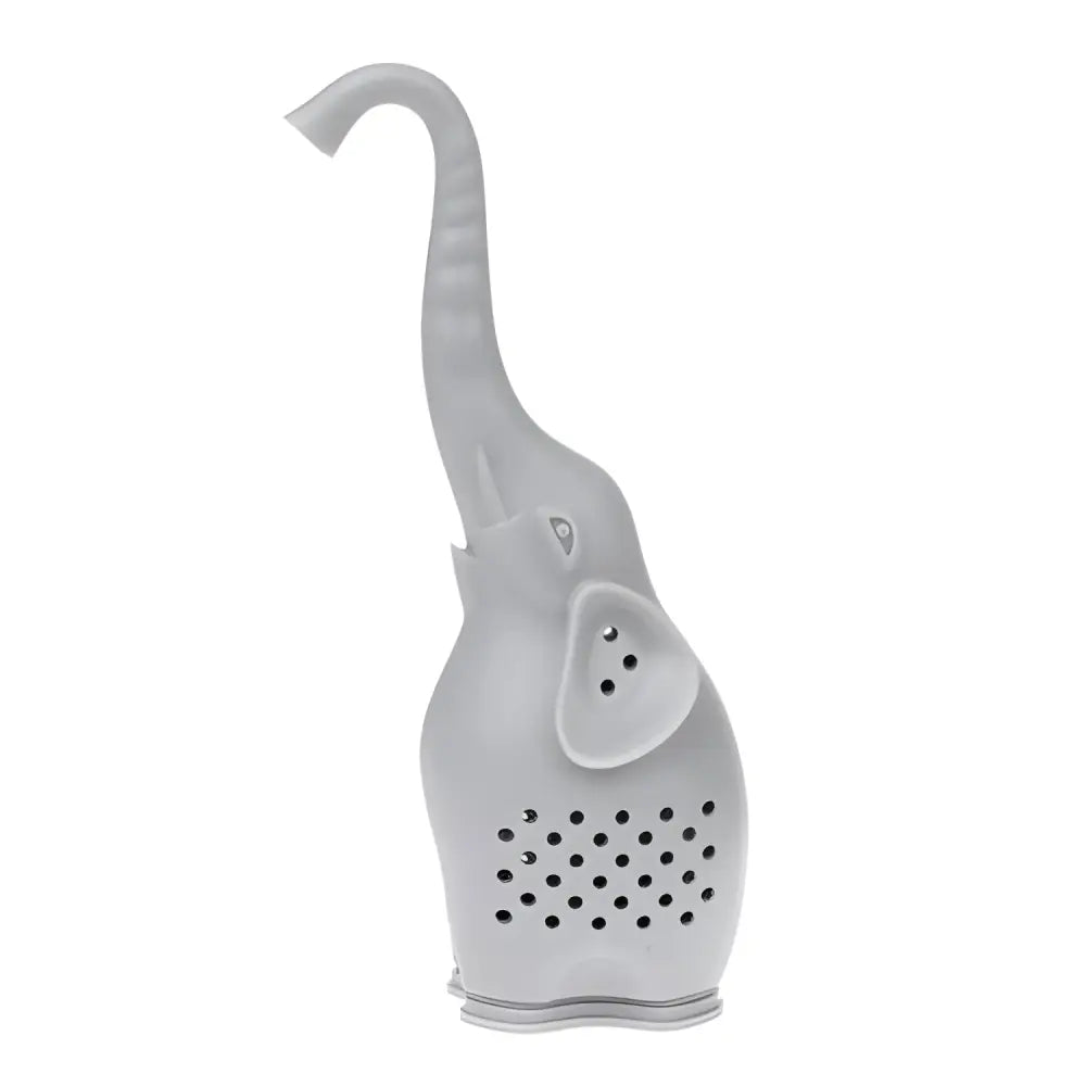 Siliconen thee-infuser in dierenvorm – grijs, blauw of oranje