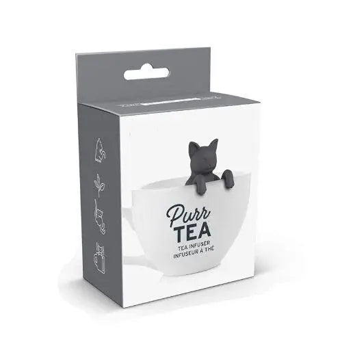 Siliconen thee-infuser in kattenvorm