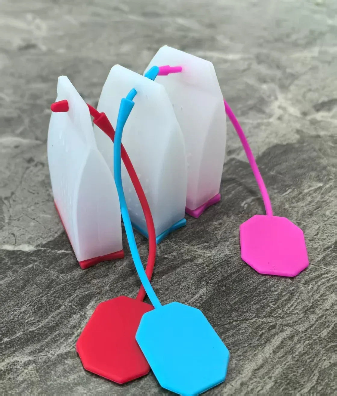 Siliconen thee-infuser in theezakjesvorm
