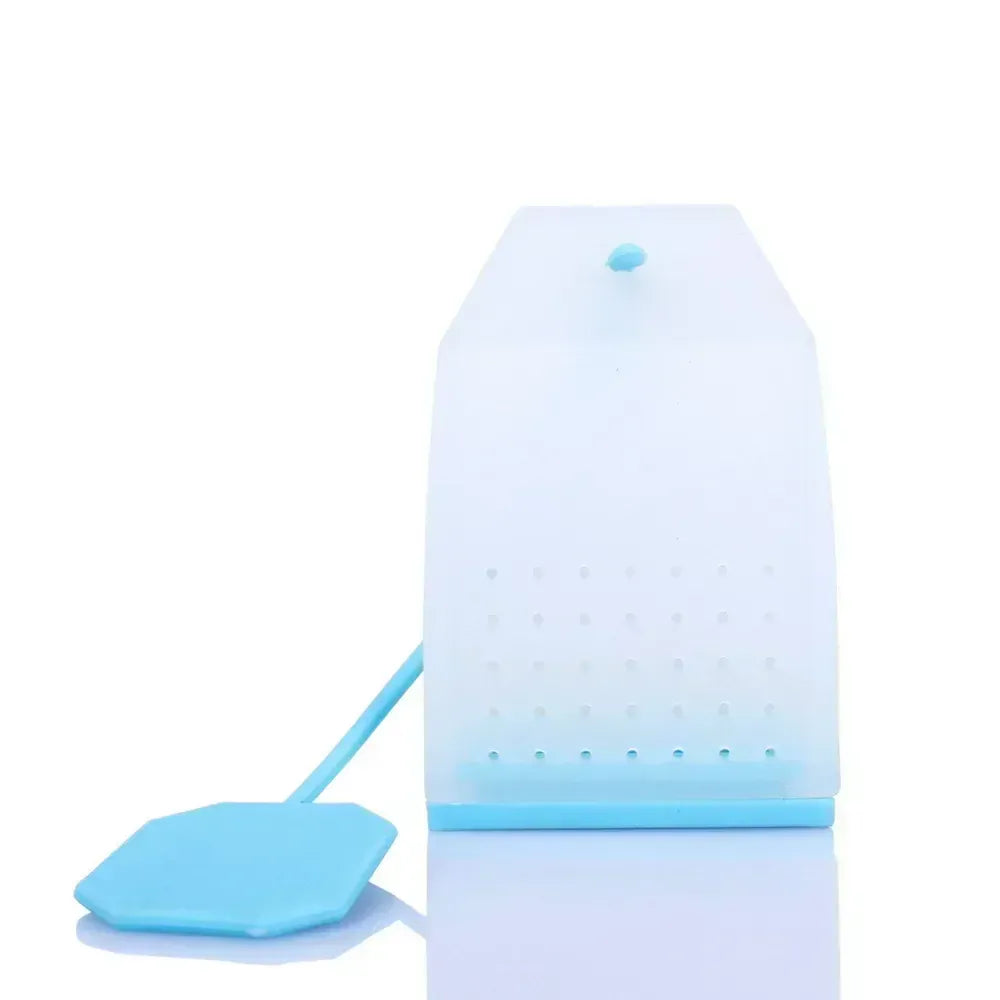 Siliconen thee-infuser in theezakjesvorm