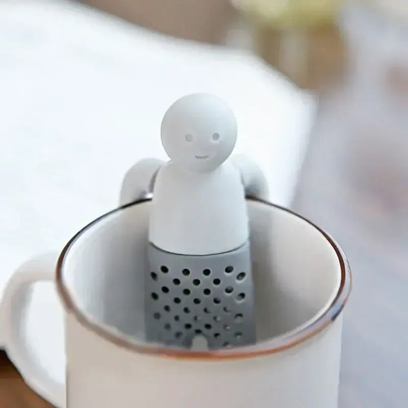 Siliconen thee-infuser mannetje – 86 × 65 mm