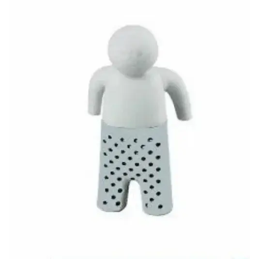 Siliconen thee-infuser mannetje – 86 × 65 mm