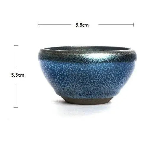 Tenmoku matcha kom 130ml – breed of hoog