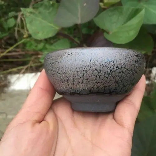 Tenmoku matcha kom aardewerk