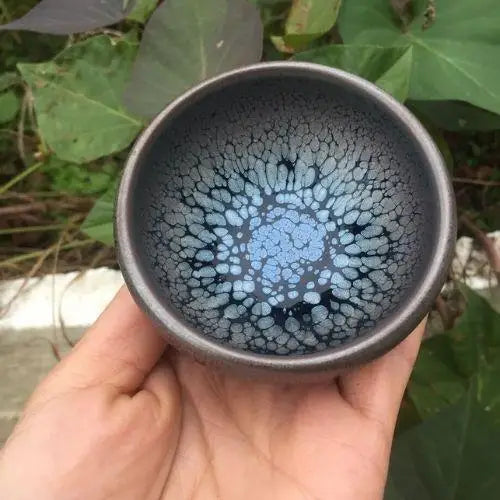 Tenmoku matcha kom aardewerk