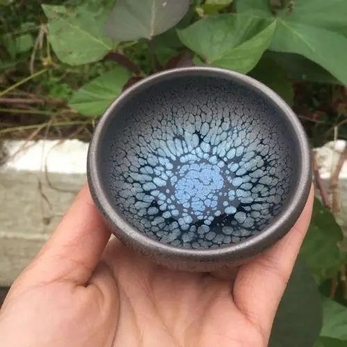 Tenmoku matcha kom aardewerk