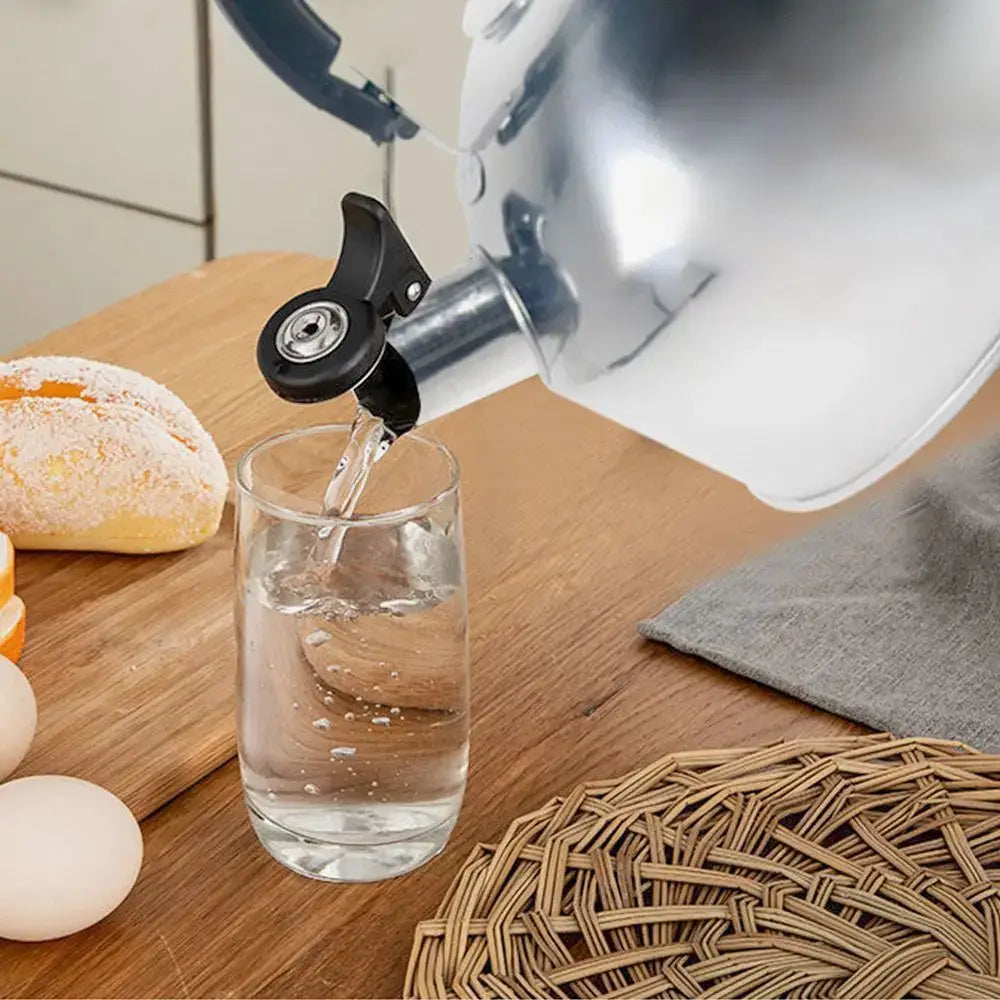 RVS campingfluitketel met inklapbare handgreep