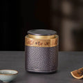 Traditionele Chinese metalen theedoos