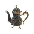 Turkse theepot van zink en Swarovski-kristallen 500 ml