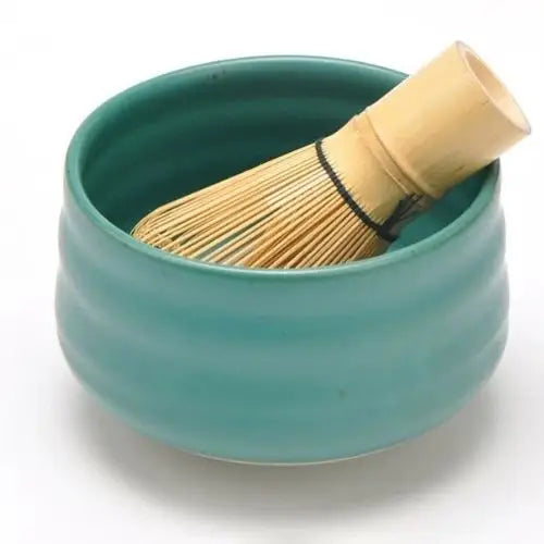Turquoise chawan theekom