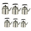 Vintage aluminium waterketel – verschillende inhoudsmaten