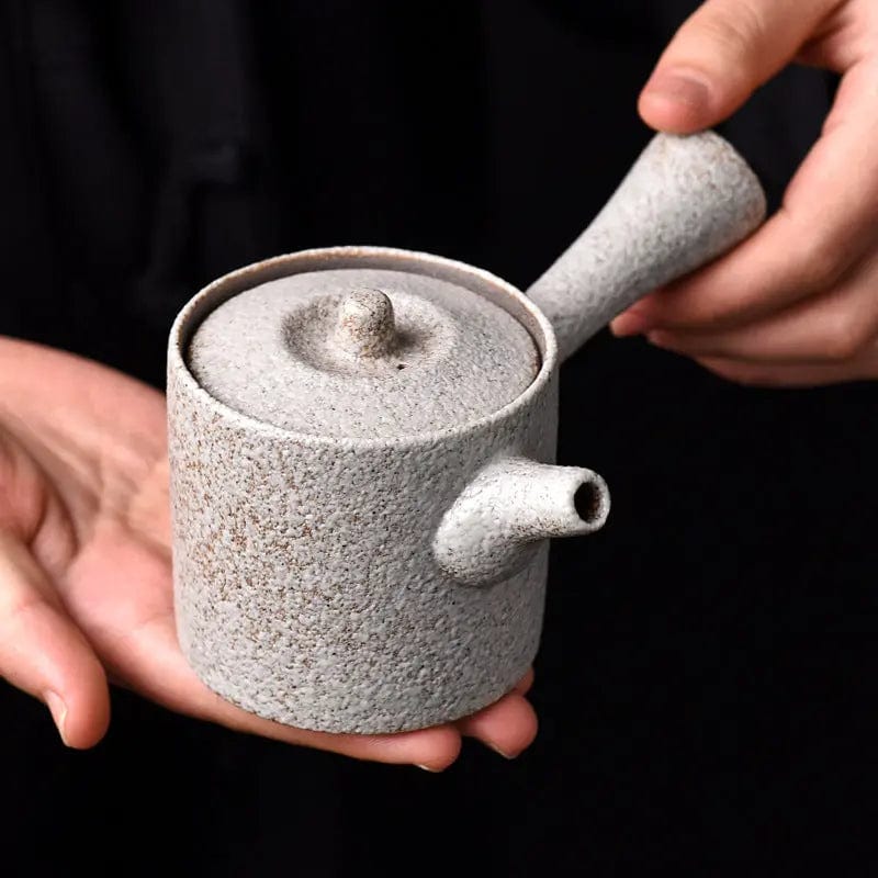 Vintage Japanse keramische Kyusu theepot 160ML